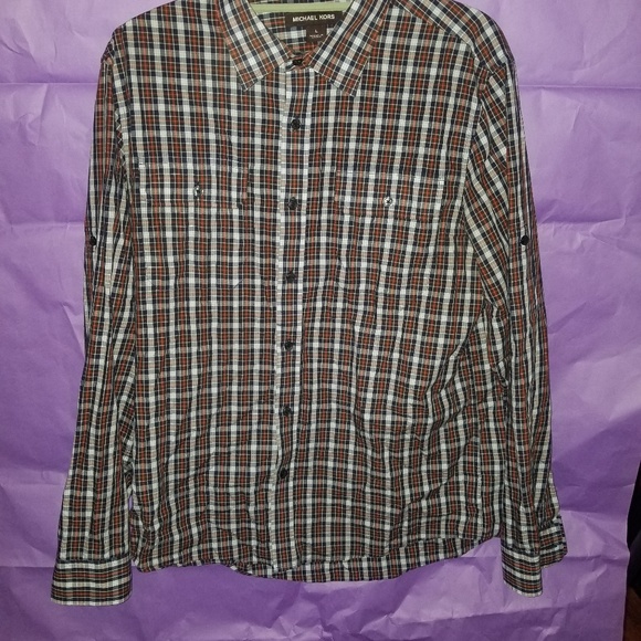 Michael kors Button up shirt large - Picture 1 of 6